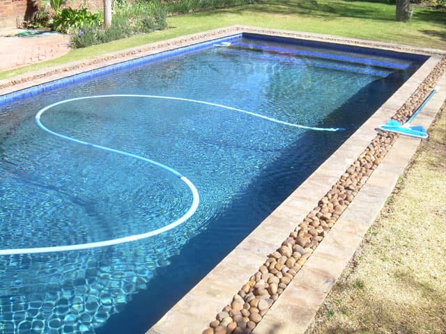 Custom pool construction complete