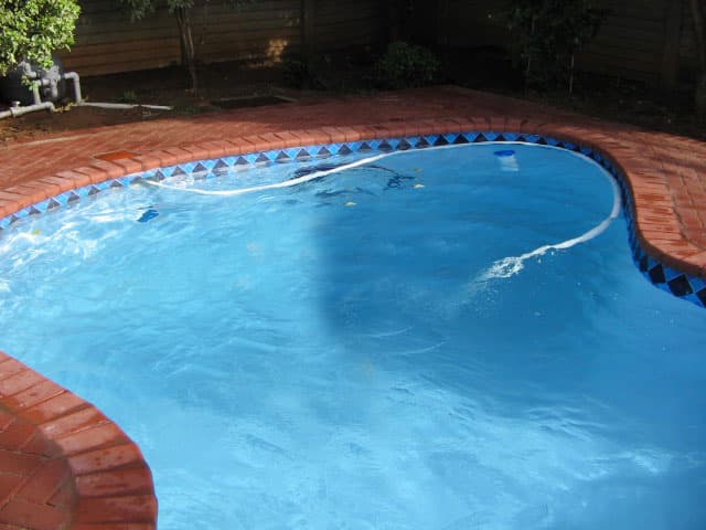 Completed pool installation
